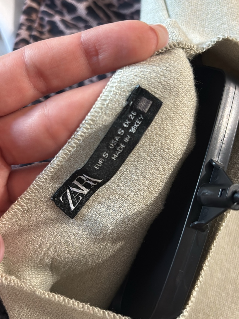 Zara Light Beige Sleeveless Dress - Picture 4 of 4